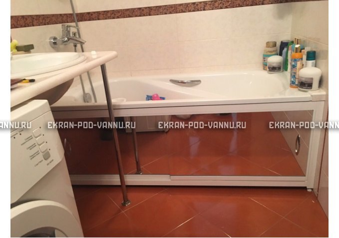 Раздвижной экран EUROPLEX Роликс Зеркальный – купить по цене 9700 руб. в интернет-магазине в городе Краснодар картинка 10