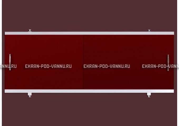 Экран EUROPLEX Универсал бордо под трубы – купить по цене 6250 руб. в интернет-магазине в городе Краснодар картинка 1