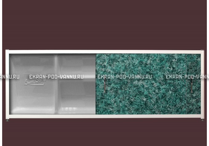 Экран с полкой - Малахит – купить по цене 6280 руб. в интернет-магазине в городе Краснодар картинка 1
