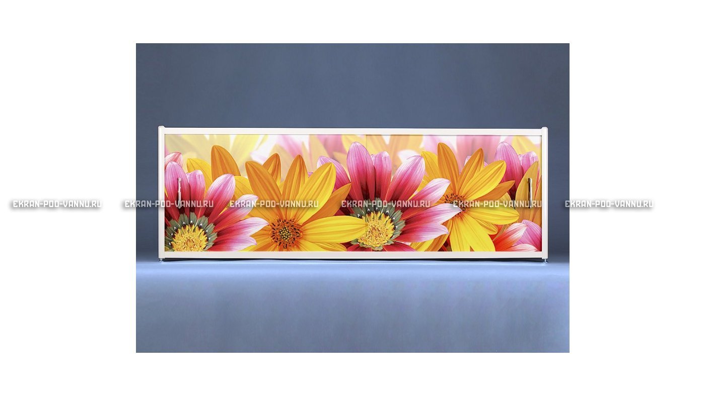Раздвижной ФОТО экран - Flowers – купить по цене 8500 руб. в интернет-магазине в городе Краснодар картинка 6