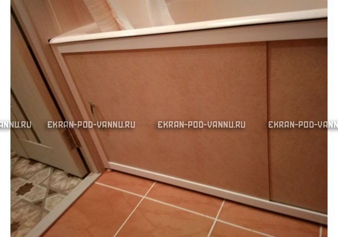 Раздвижной экран EUROPLEX Комфорт бежевый – купить по цене 6750 руб. в интернет-магазине в городе Краснодар картинка 2