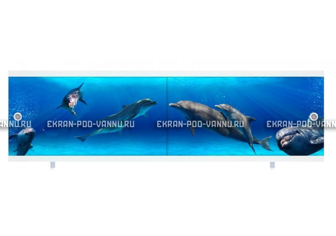 Экран МетаКам Ультралегкий 150 и 170 Дельфины – купить по цене 1590 руб. в интернет-магазине в городе Краснодар картинка 2