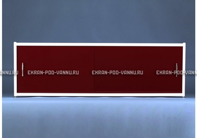 Торцевой экран EUROPLEX Комфорт бордовый – купить по цене 8760 руб. в интернет-магазине в городе Краснодар картинка 2