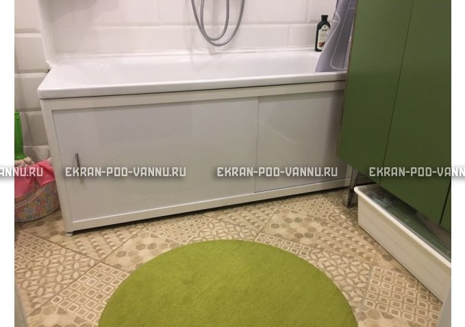Раздвижной экран EUROPLEX Комфорт белый – купить по цене 6400 руб. в интернет-магазине в городе Краснодар картинка 1