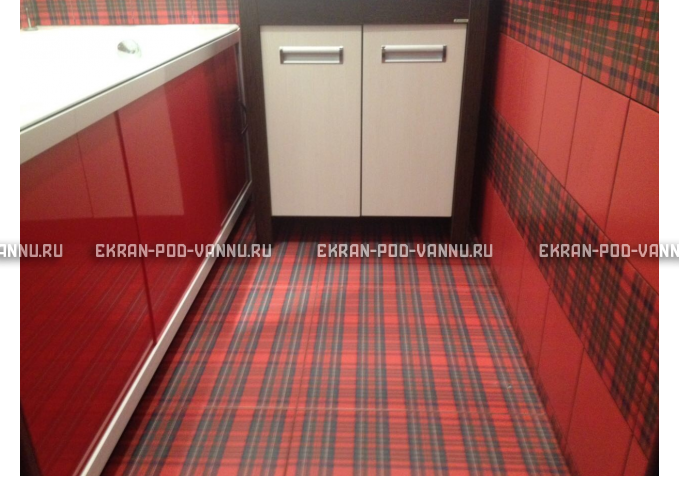 Экран раздвижной EUROPLEX Комфорт красный – купить по цене 6250 руб. в интернет-магазине в городе Краснодар картинка 3
