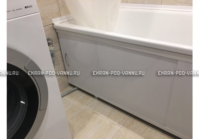 Экран под трубы EUROPLEX Универсал белый высокий – купить по цене 6550 руб. в интернет-магазине в городе Краснодар картинка 5