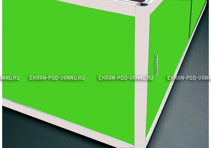 Торцевой экран EUROPLEX Комфорт салатовый – купить по цене 8760 руб. в интернет-магазине в городе Краснодар картинка 1