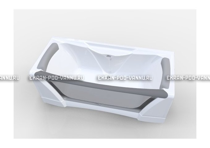Прозрачная ванна 1MarKa Dolce Vita 180x80 – купить по цене 43200 руб. в интернет-магазине в городе Краснодар картинка 2