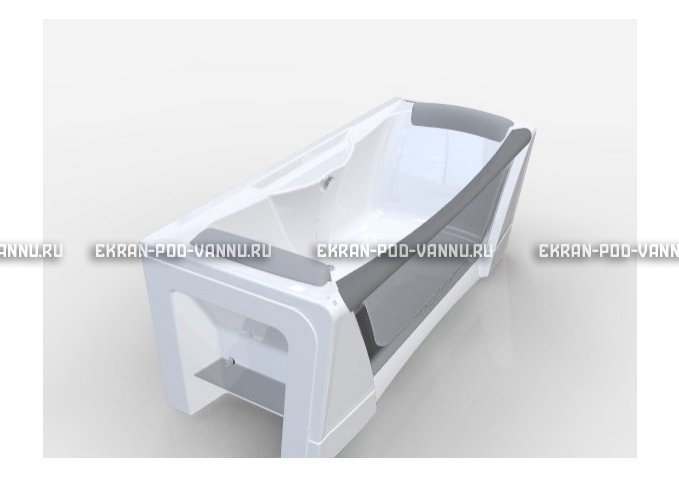 Прозрачная ванна 1MarKa Dolce Vita 180x80 – купить по цене 43200 руб. в интернет-магазине в городе Краснодар картинка 3