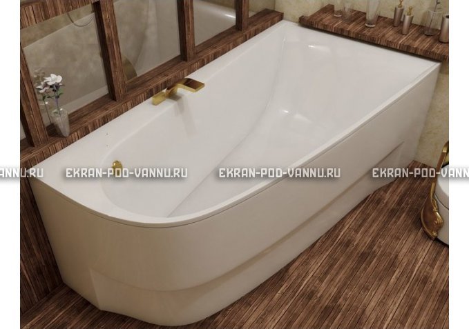 Акриловая ванна Vayer Boomerang 160x90 – купить по цене 52780 руб. в интернет-магазине в городе Краснодар картинка 1