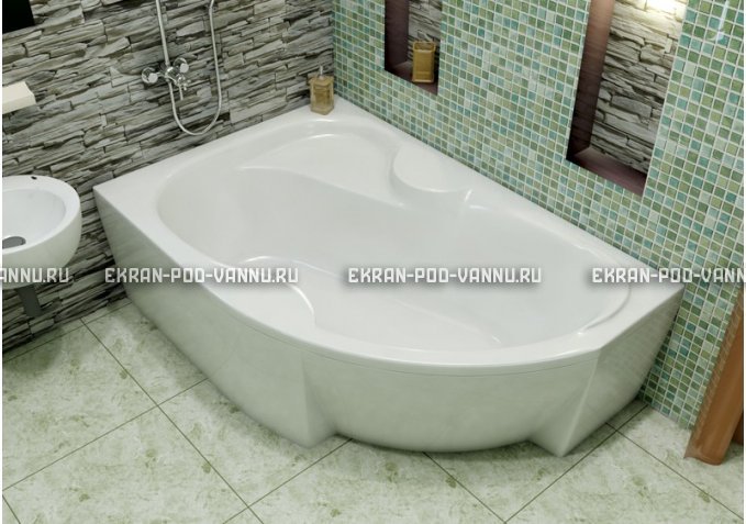 Акриловая ванна Vayer Azalia 170x105 – купить по цене 28800 руб. в интернет-магазине в городе Краснодар картинка 1