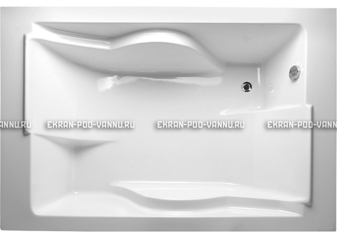 Акриловая ванна Vayer Coral 180x120 – купить по цене 33850 руб. в интернет-магазине в городе Краснодар картинка 2