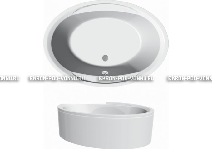 Акриловая ванна Vayer Opal 180x120 – купить по цене 33850 руб. в интернет-магазине в городе Краснодар картинка 3