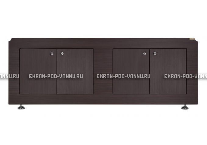 Экран VOD-OK Олимп 170 распашной - Венге – купить по цене 5690 руб. в интернет-магазине в городе Краснодар картинка 1