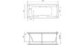 Акриловая ванна Relisan Loara 180x80 – купить по цене 23580 руб. в интернет-магазине в городе Краснодар картинка 17