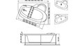 Акриловая ванна Relisan Ariadna 150x100 – купить по цене 25650 руб. в интернет-магазине в городе Краснодар картинка 13