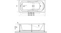 Акриловая ванна Relisan Elvira 150x75 – купить по цене 15260 руб. в интернет-магазине в городе Краснодар картинка 13