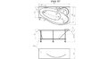 Акриловая ванна 1MarKa Gracia 160x95 – купить по цене 20300 руб. в интернет-магазине в городе Краснодар картинка 17
