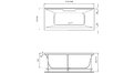 Акриловая ванна Vayer Casoli 180x80 – купить по цене 23580 руб. в интернет-магазине в городе Краснодар картинка 21