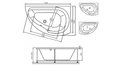 Акриловая ванна Vayer Ismena 160x105 – купить по цене 28350 руб. в интернет-магазине в городе Краснодар картинка 21